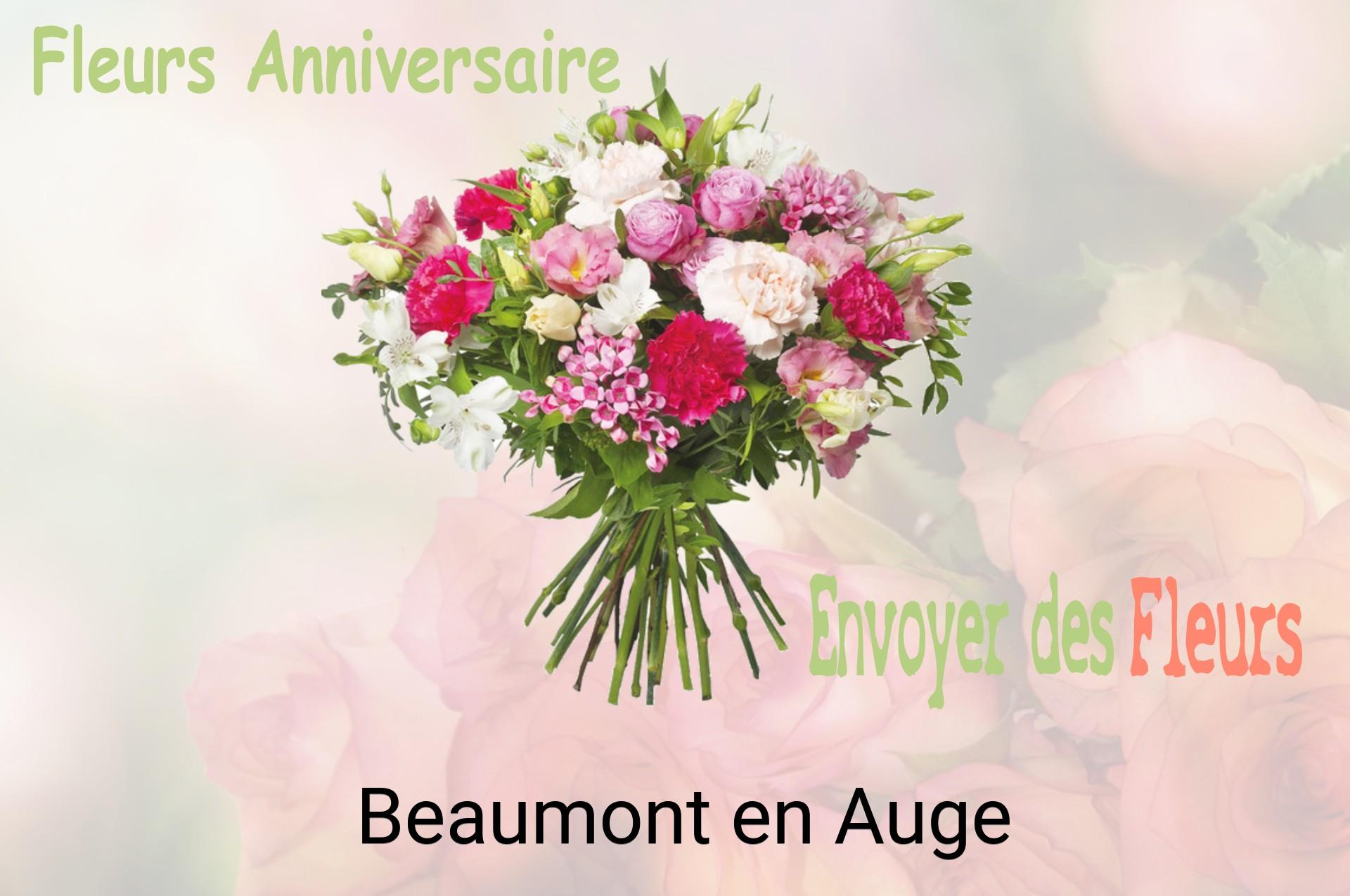 Bouquet de fleurs d’anniversaire livré à Beaumont-en-Auge